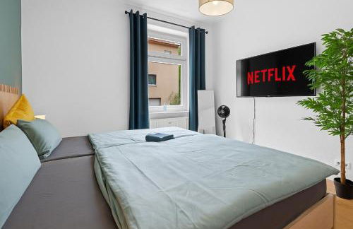 Moderne Suite bis zu 6 Personen - Central- free Parking - 3 Bedrooms - Netflix - Smart Home - Foto 20