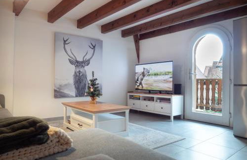 Résidence de 80 m2 avec balcon & cour alsacienne - début Route des Vins - Foto 7