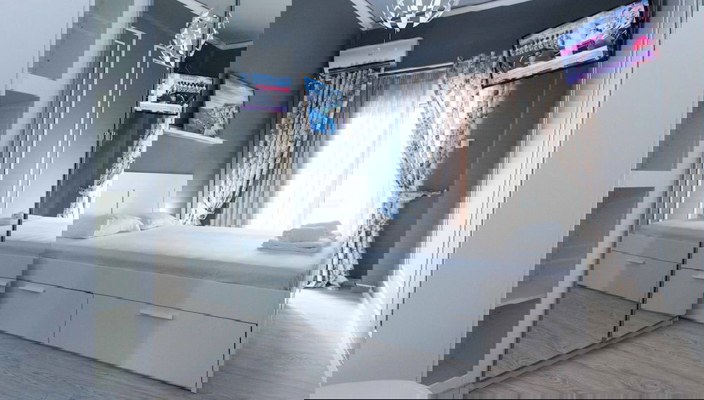 Fresh 1 Bd Apt w Balcony in Kato Patisia - Foto 1, Habitación