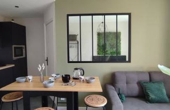 Jungly Appart - Clim - Proche Eurexpo - Nature Cocooning - Foto 6