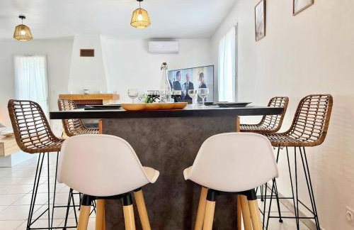 Villa Soleïa - Jardin, CLIM, 3 chambres, 8 personnes - Foto 35