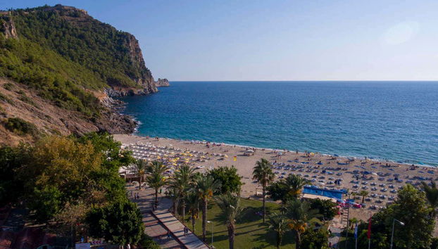 La plage d'Alanya
