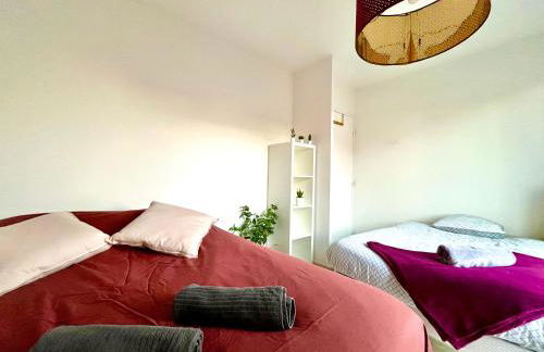 BnGo I Immense RoofTop Lyon I 2 chambres, 4 places parkings, 2 immenses terrasses, 8 personnes - Photo 51