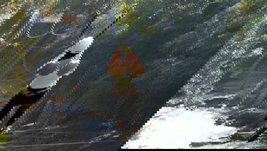 Tirolina en Três Coroas