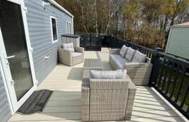 Tigers Wood - 2 bed hot tub lodge with free golf, NO BUGGY - Foto 31