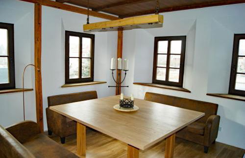 Ferienwohnung LATERNENSTUBE mit Familienbett - 8 Pers - Rittergut Leppersdorf vor Radeberg bei Dresden - Foto 2