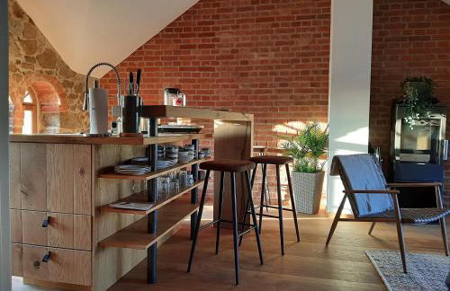 HexenburgbeiDresden Architektenwohnung mit Privatsauna, Whirlwanne, Kaminofen und noch viel mehr - Foto 2