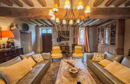 Manoir XV et Grange avec Piscine chauffée privée - Foto 30