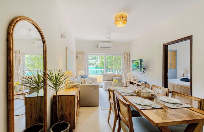 Alaya Stays Veera Marina 1BHK with Pool - Foto 20