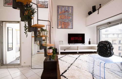 Loft Duplex Terrasse View on Paris - Photo 6