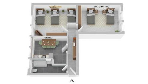 Nice Apartments Herne - Foto 3