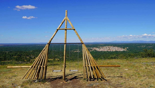 La spettacolare altalena Aldeia Velha