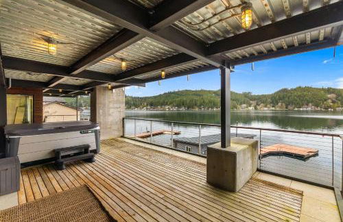 Lakefront Luxury Stunning Views Dock Hot Tub - Foto 40