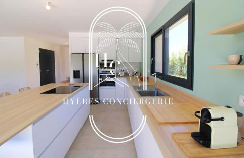 Villa moderne Giens proche plage piscine climatisation Wifi By HC - Foto 30