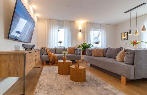 Stilvolles City-Apartment I WLAN l Küche I Zentral I 8P - Foto 9