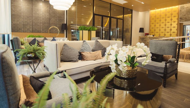 Zona de estar del vestíbulo