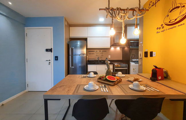 Beach Way Moderno Pé na Areia 2 quartos 5 pessoas By DM Apartments - Photo 9