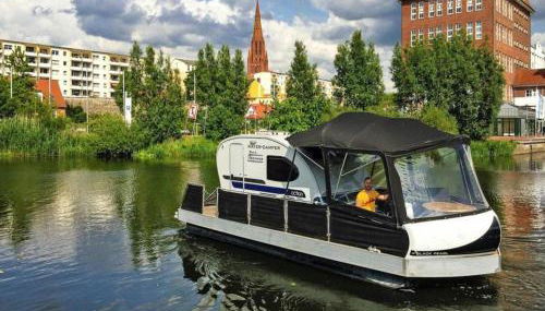 Hausboot auf der Peene, Demmin - Foto 3