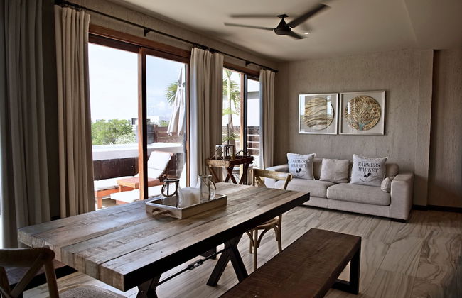 Aparthotel in Tulum with swimming pool and garden - Photo 36