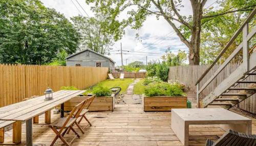 1BR Hudson Apartment 3Min Walk To Warren St For Two - Foto 3, Garden view