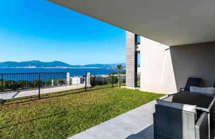 Les Rivages de Stagnola Appartement T3 vue mer et montagne plage 200m climatisé - Foto 13