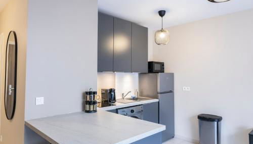 Charmant studio en résidence avec parking - Foto 4, stove, pet friendly, minibar