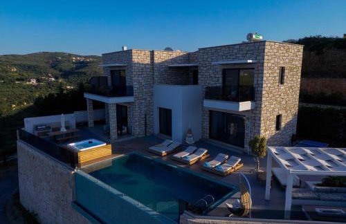 Paleokastro Villas with Private Heated Pool, Top Views - Next To Center - Top WiFi - Photo 68