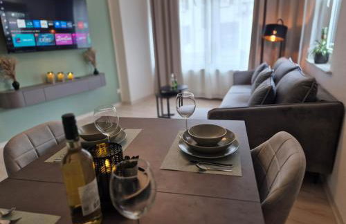 NAVIA Luma - Design Apartment - Stylisch, voll ausgestattet, mit Parkplatz - Foto 12