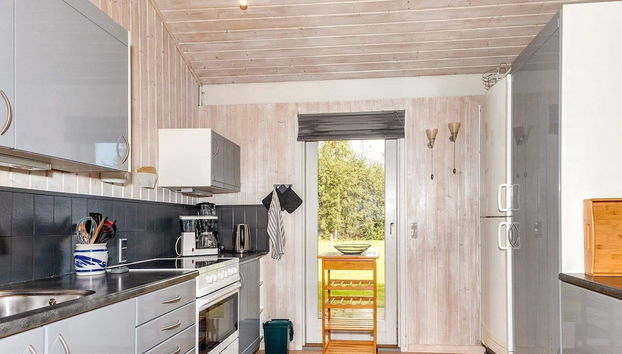 6 Person Holiday Home in Roslev - Foto 4, Cocina privada