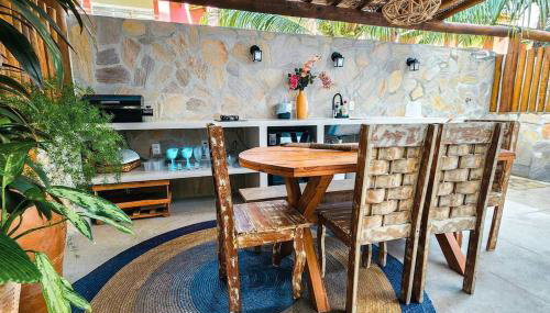 Casa Turquesa Pé na areia Piscina infinita Pet friendly Condomínio fechado - Foto 3