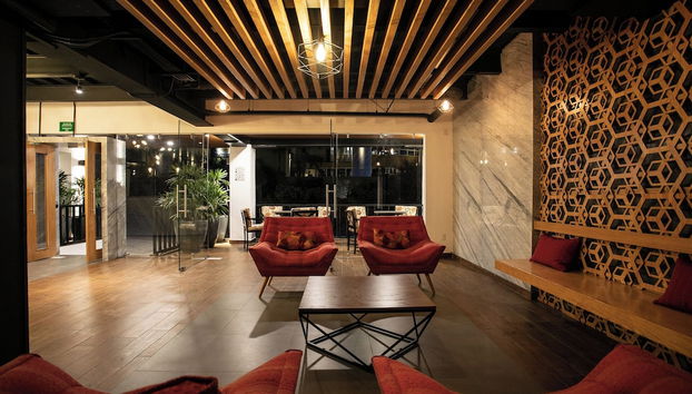 Sitzecke in der Lobby