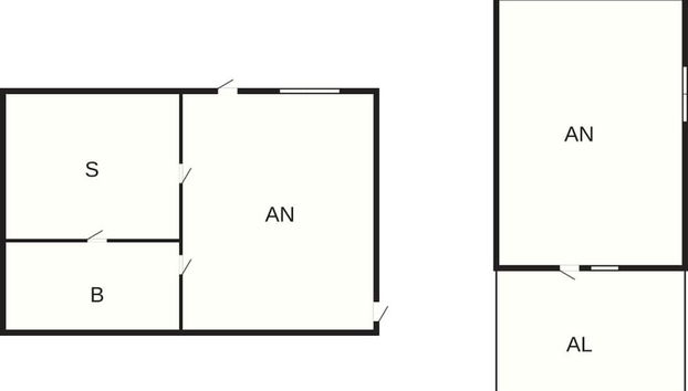 4 Person Holiday Home in Onsala - Foto 5, Grundriss