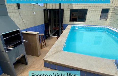 Cobertura Piscina Privativa frente e Vista Mar Centro Mongaguá - Photo 3