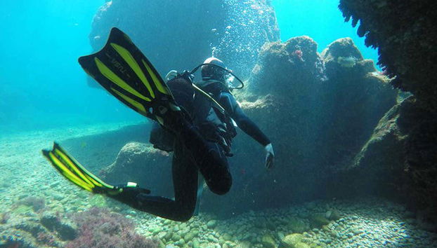 Bautismo de buceo en Berlenga Grande