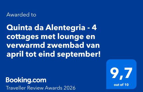 Quinta da Alentegria - 4 cottages met lounge en verwarmd zwembad van april tot eind september! - Foto 47