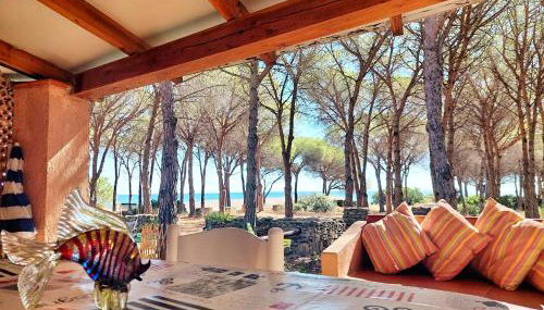 Beachfront Villa Sea & Garden - 2BR - AC - WiFi - BBQ - Parking - Pet Friendly - Foto 2, Garden, Garden view