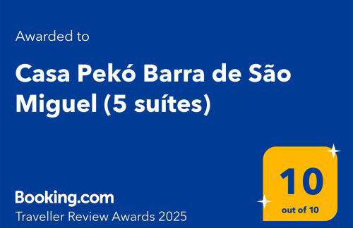 Casa Pekó Barra de São Miguel (5 suítes) - Foto 2