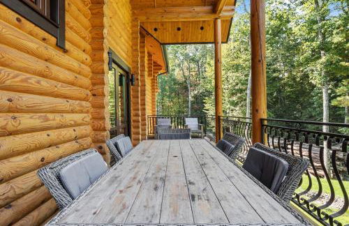 Log House Chalet, Volleyball field, Sauna, Hot Tub - Foto 54