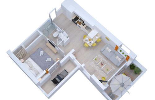 Soleil d'Été - Netflix & Wifi - Balcon - Climatisation - Parking Gratuit - check-in 24H24 - Emplacement Vélos - GoodMarning - Foto 3