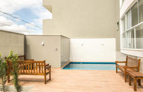 Apto Decorado Ed Algarve, Com Piscina,3 minutos do Expocentro de BC - Foto 17