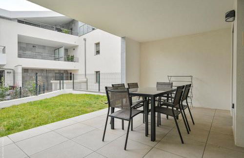 T2 NEUF B4 RDJ - PISCINE–ACCÈS DIRECT PLAGES ET CENTRE VILLAGE - - Foto 12