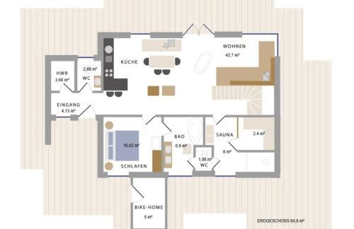 Reetdorf Geltinger Birk Künstlerkate Eisvogel - Foto 5