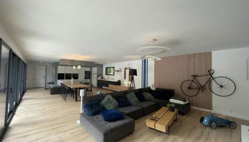 Villa moderne à Soustons avec piscine chauffée, 3 chambres et cuisine extérieure, animaux acceptés - FR-1-379-167 - Foto 4