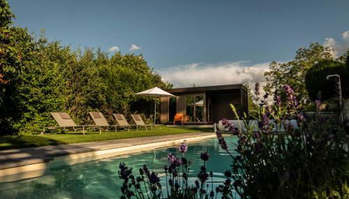 Exklusives Ferienhaus in Top Lage mit Pool, Sauna, Terrasse - Der Johannishof - Foto 3, sunbed, Garden view