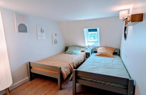 Duplex vue mer à deux pas de la plage, balcon et espace cinéma - Foto 10