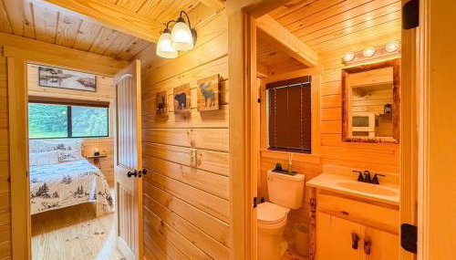 SaunaHaus - Log Cabin plus Private Sauna by the Brook - Foto 4