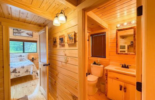 SaunaHaus - Log Cabin plus Private Sauna by the Brook - Foto 4