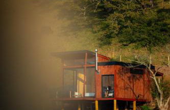 Cabana Tekoá - Teto de vidro e telão de cinema - Foto 2