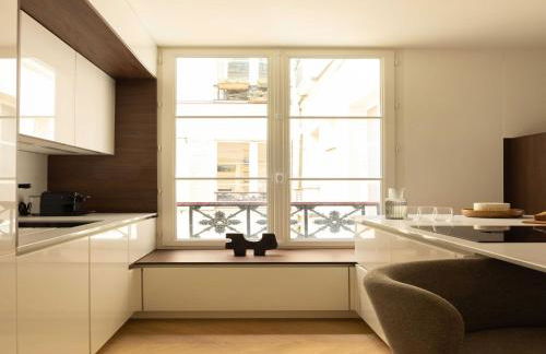 Elegant apartment - 2BR- 6P- Gare Saint Lazare, cleaning included - Foto 12