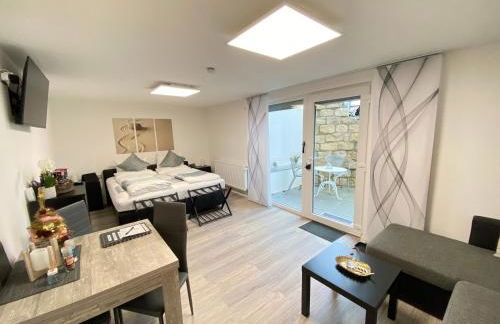 1,5 Zimmer Apartment in S-Bahn Nähe, 35 qm, max 4 Pers, zentral, private Terasse, Internet 250 MBit - Foto 17